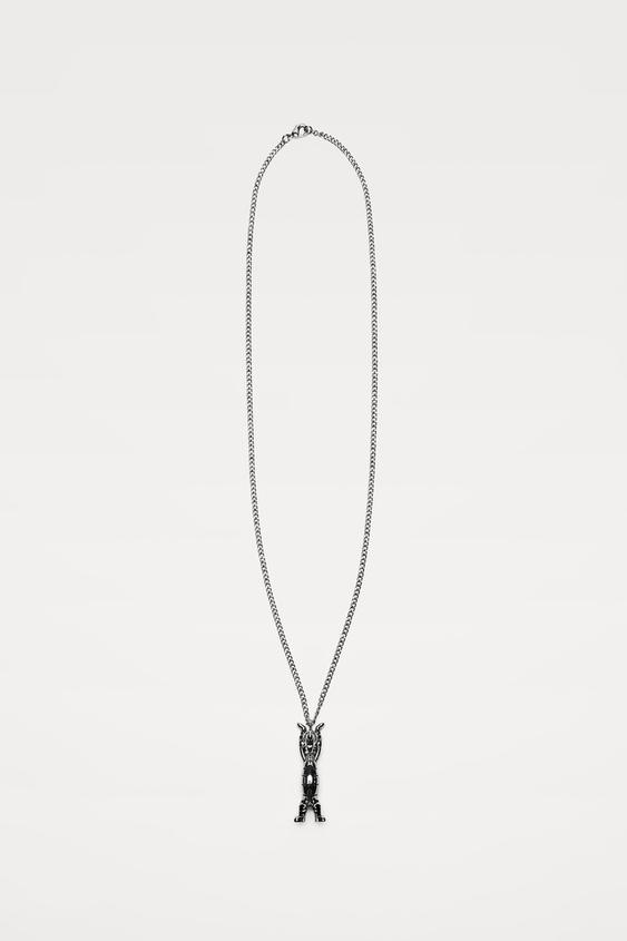 ティガー C ディズニー ペンダント ネックレス シルバー Zara Japan 日本 ティガー C ディズニー ペンダント ネックレス シルバー Zara Japan 日本