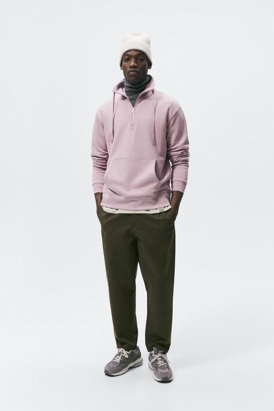 pouch pocket sweatshirt zara
