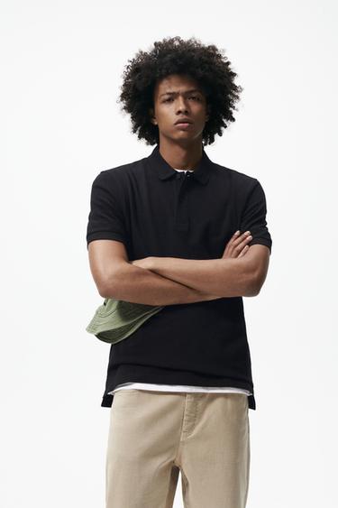 Polos Negros Hombre | Nueva Colección Online | ZARA España