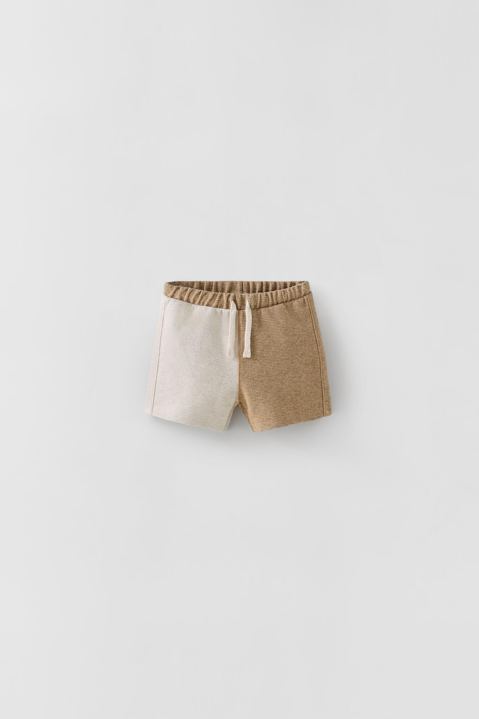 DOUBLE-FACED RUSTIC BERMUDA SHORTS 