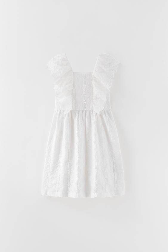 VESTIDO ROMÁNTICO - Blanco | ZARA España
