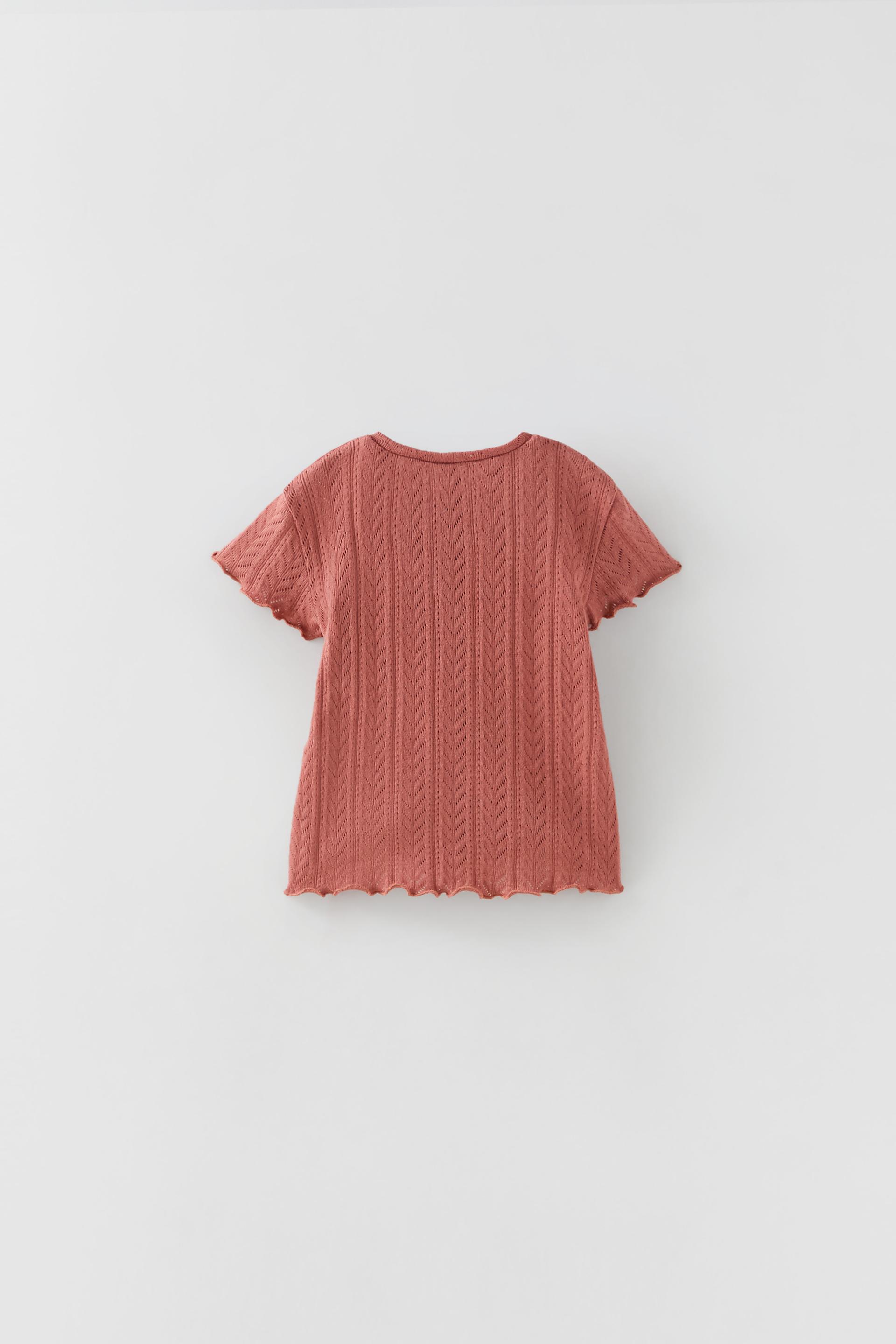 STRUCTURED POINTELLE SHIRT - Mink brown 