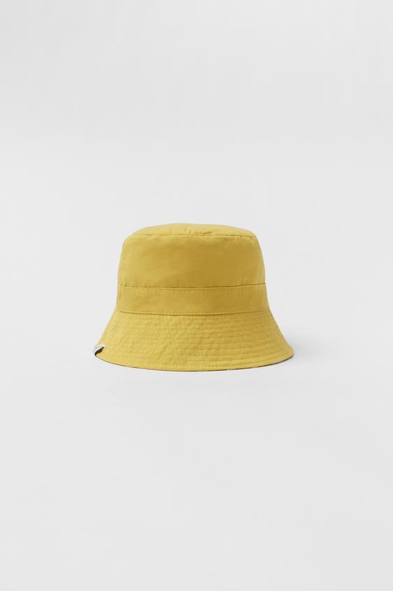 KIDS/ REVERSIBLE ZEBRA HAT - Olive 