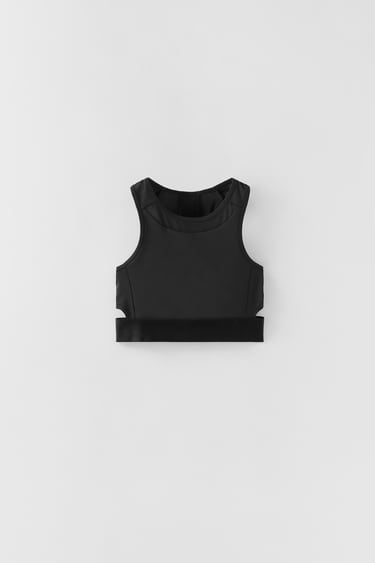 SPORTY TOP MED CUT OUT