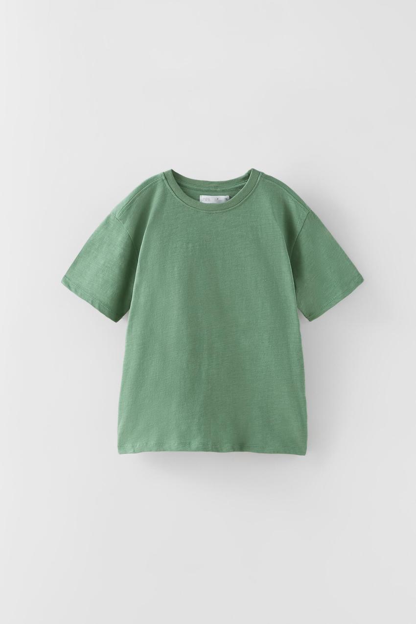 Camiseta verde hotsell niño zara