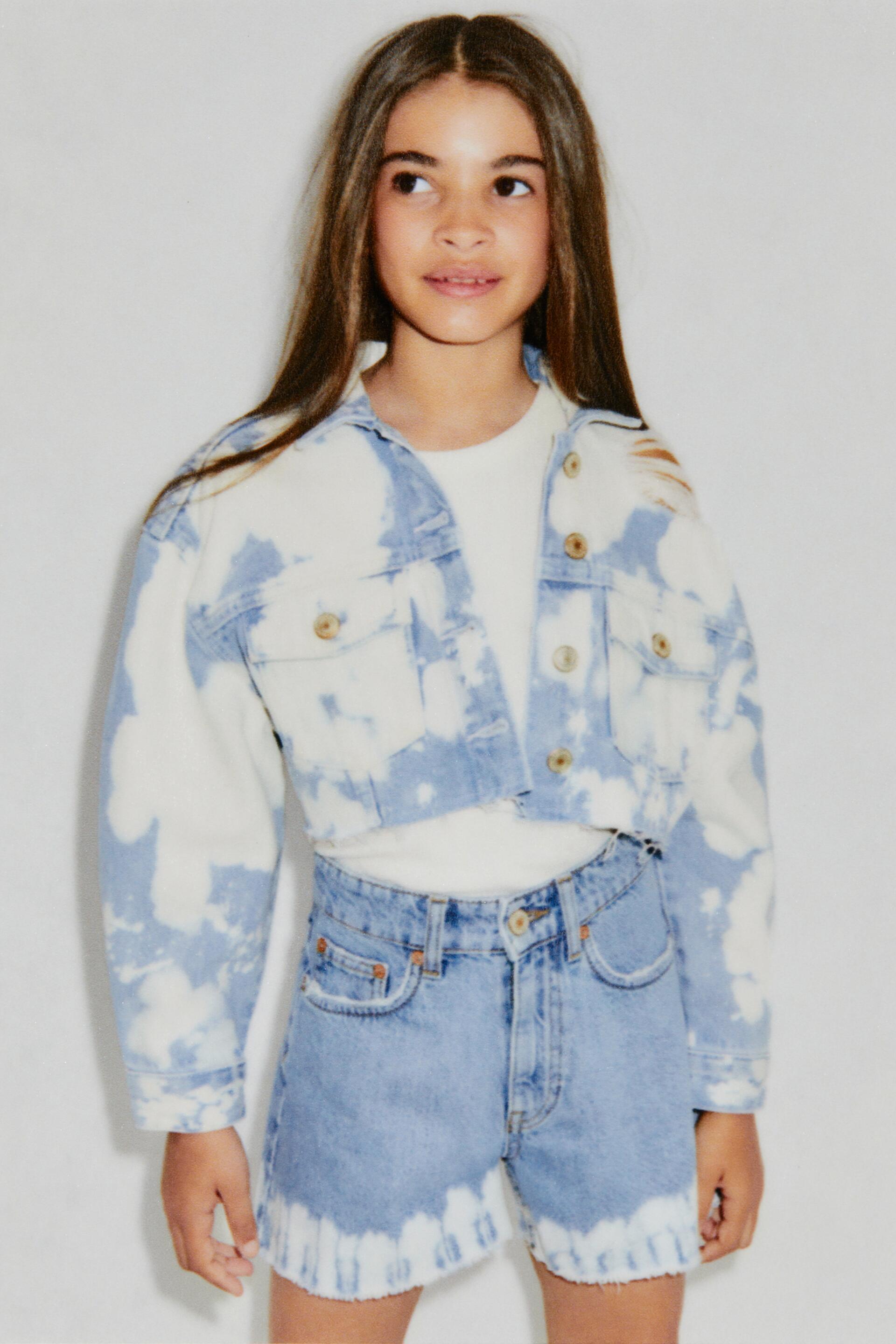 TIE-DYE DENIM JACKET - Blue | ZARA 