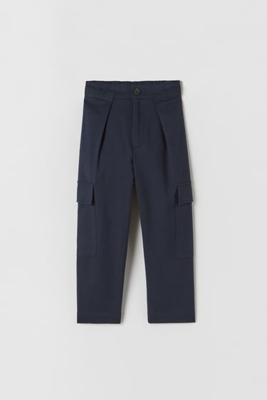 CARGO TROUSERS WITH STRAPS