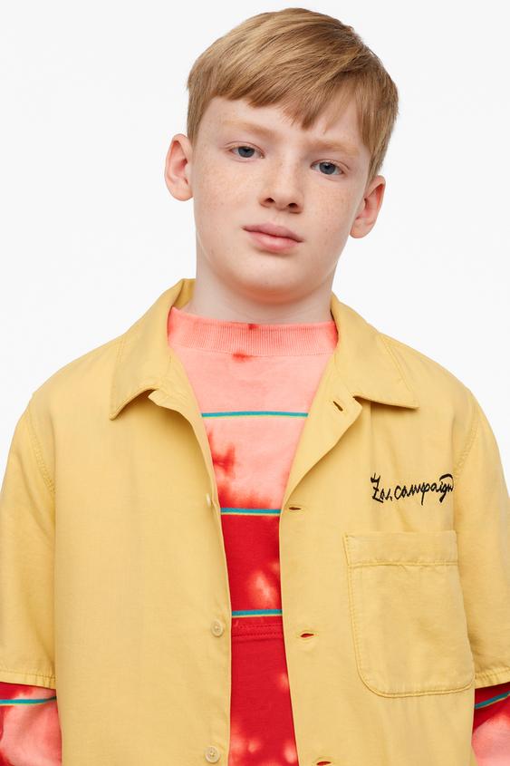 HAPPY COLLECTION EMBROIDERED SHIRT 