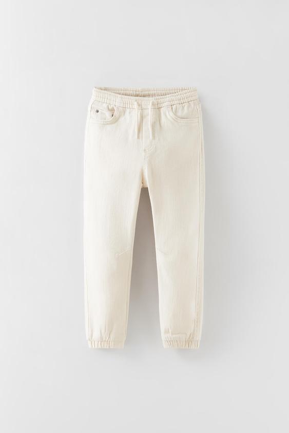 PANTALONI JOGGER SUPERELASTICI - Écru | ZARA Italia / Italy