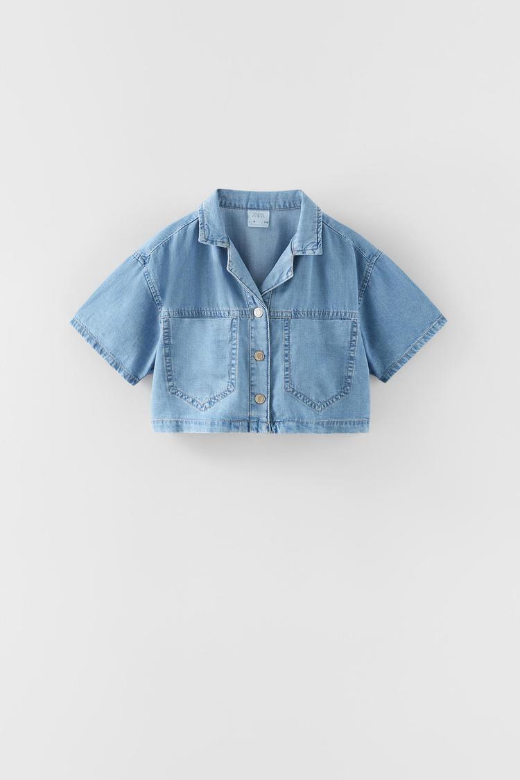 zara denim shirts