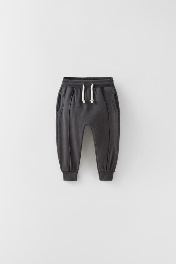 PANTALONI IN FELPA CON BORDINI - Nero | ZARA Italia / Italy