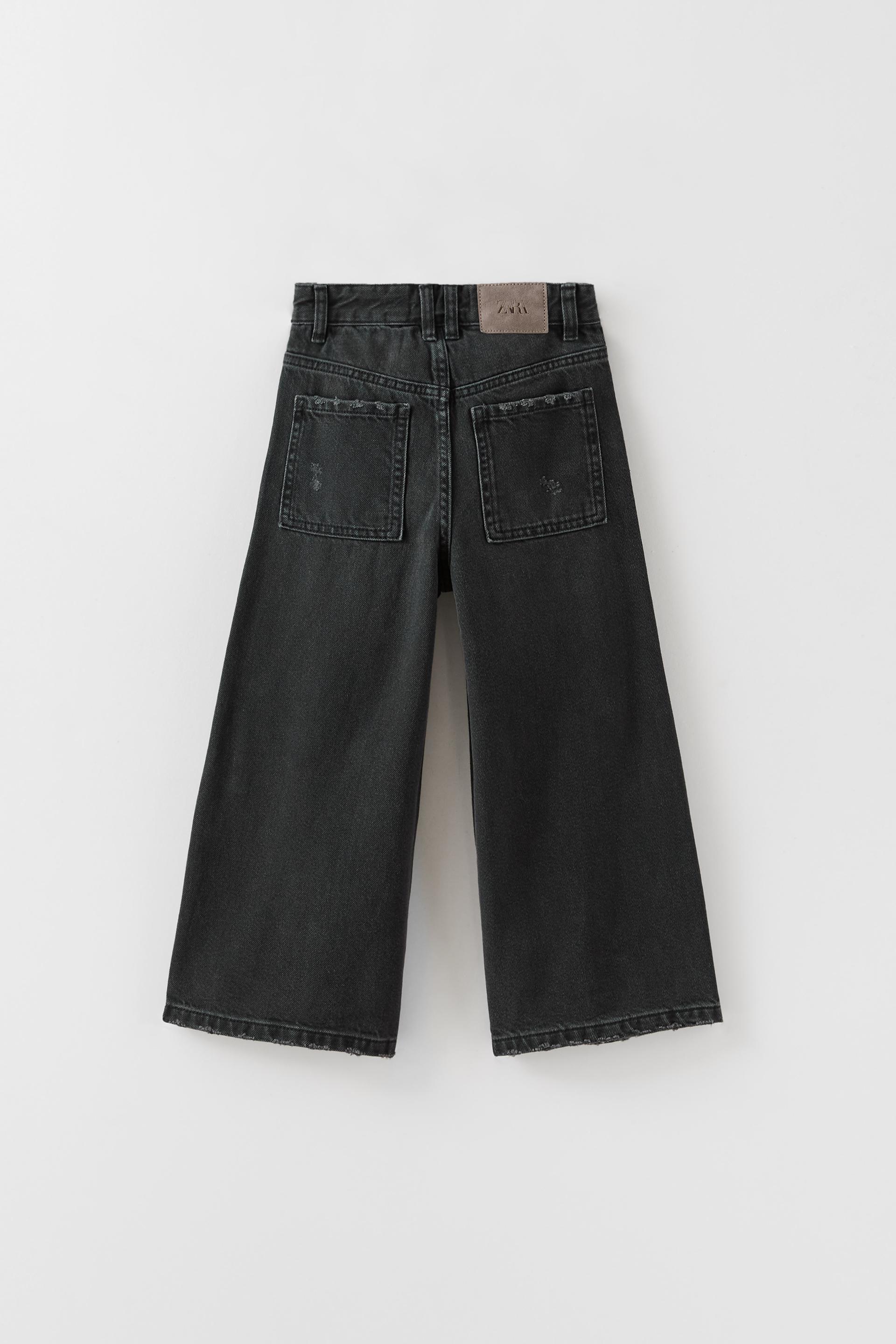 Zara black jeans wide leg Outlet