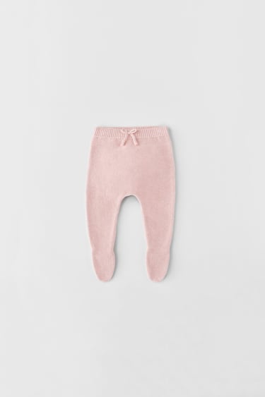Image 0 of BASIC FOOTED LEGGINGS from Zara