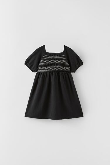 Image 0 of SMOCKED KNIT DRESS from Zara
