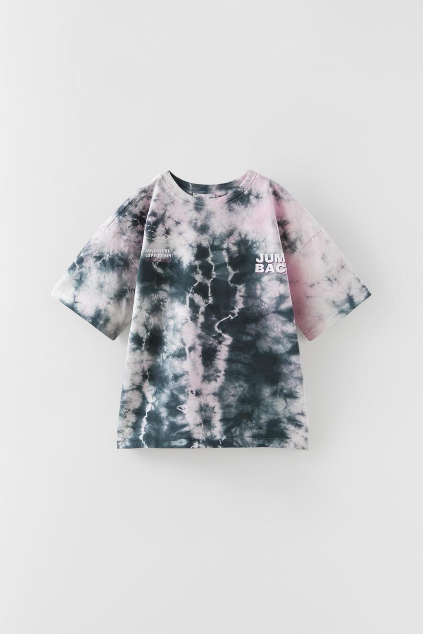 Camiseta tie dye zara outlet