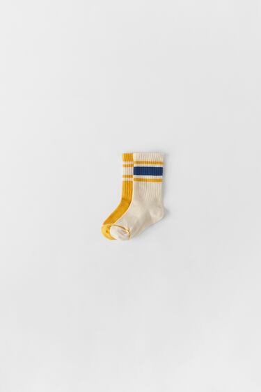 BABY/ RIBBED SOCKS WITH STRIPES