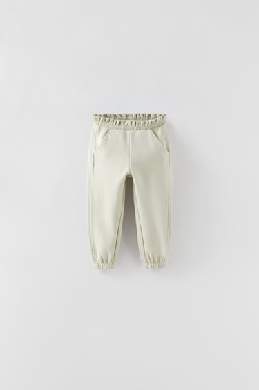 PLUSH BAGGY TROUSERS