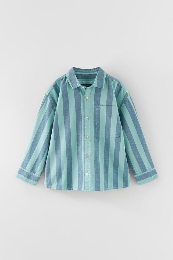 ファブリックストライプ シャツ ネイビーブルー Zara Japan 日本 ファブリックストライプ シャツ ネイビーブルー Zara Japan 日本