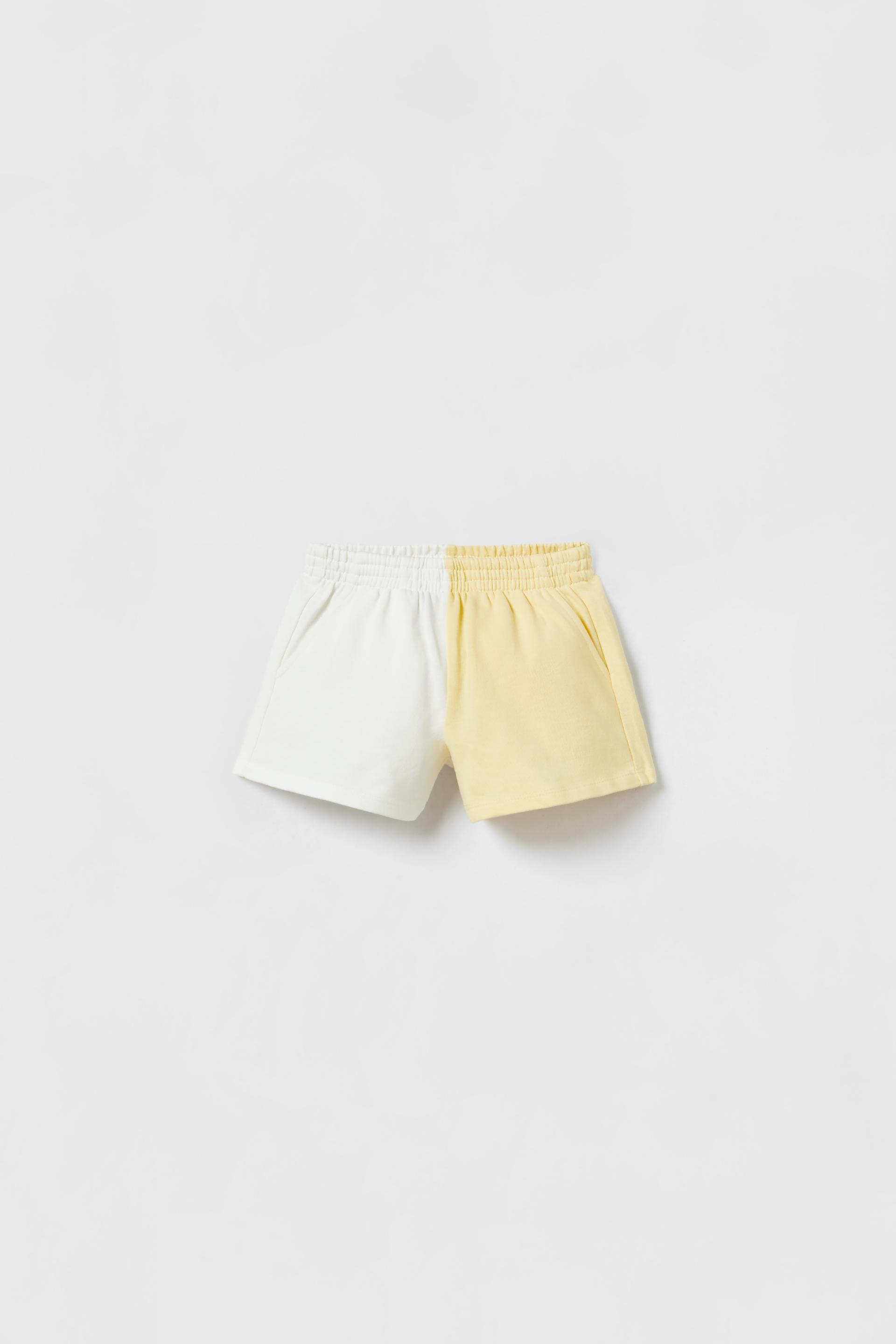 COLOUR BLOCK T-SHIRT AND BERMUDA SHORTS 