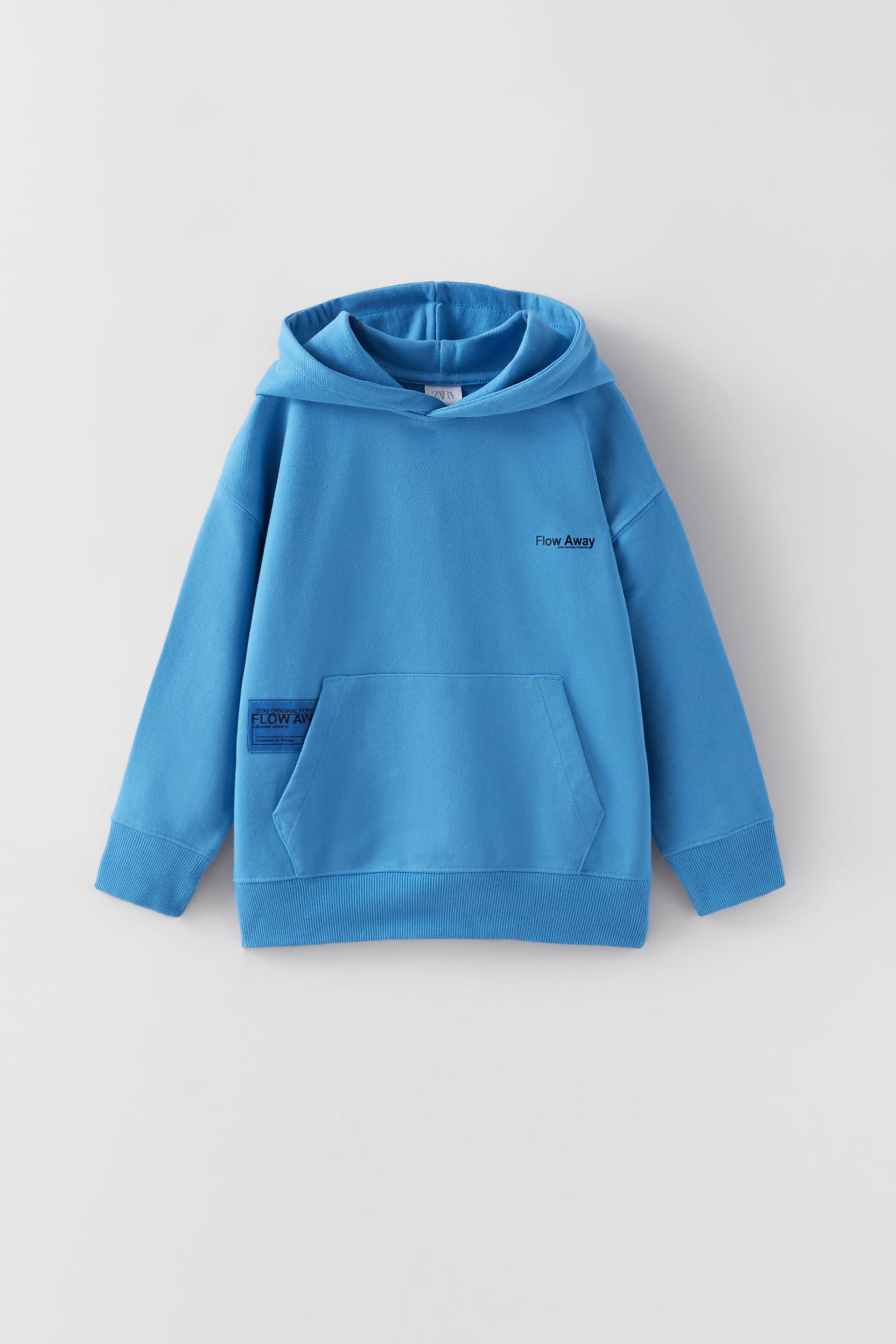 SUDADERA FLOW AWAY - Azul lavado | ZARA España