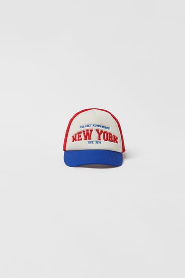 BABY/ BASEBALLCAP MIT NETZSTOFF – „NEW YORK“
