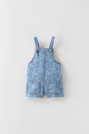 FLORAL DUNGAREES