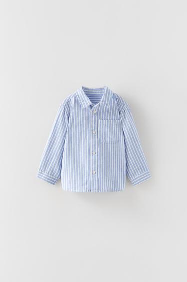 CAMISA OXFORD RAYAS - Azul | ZARA España