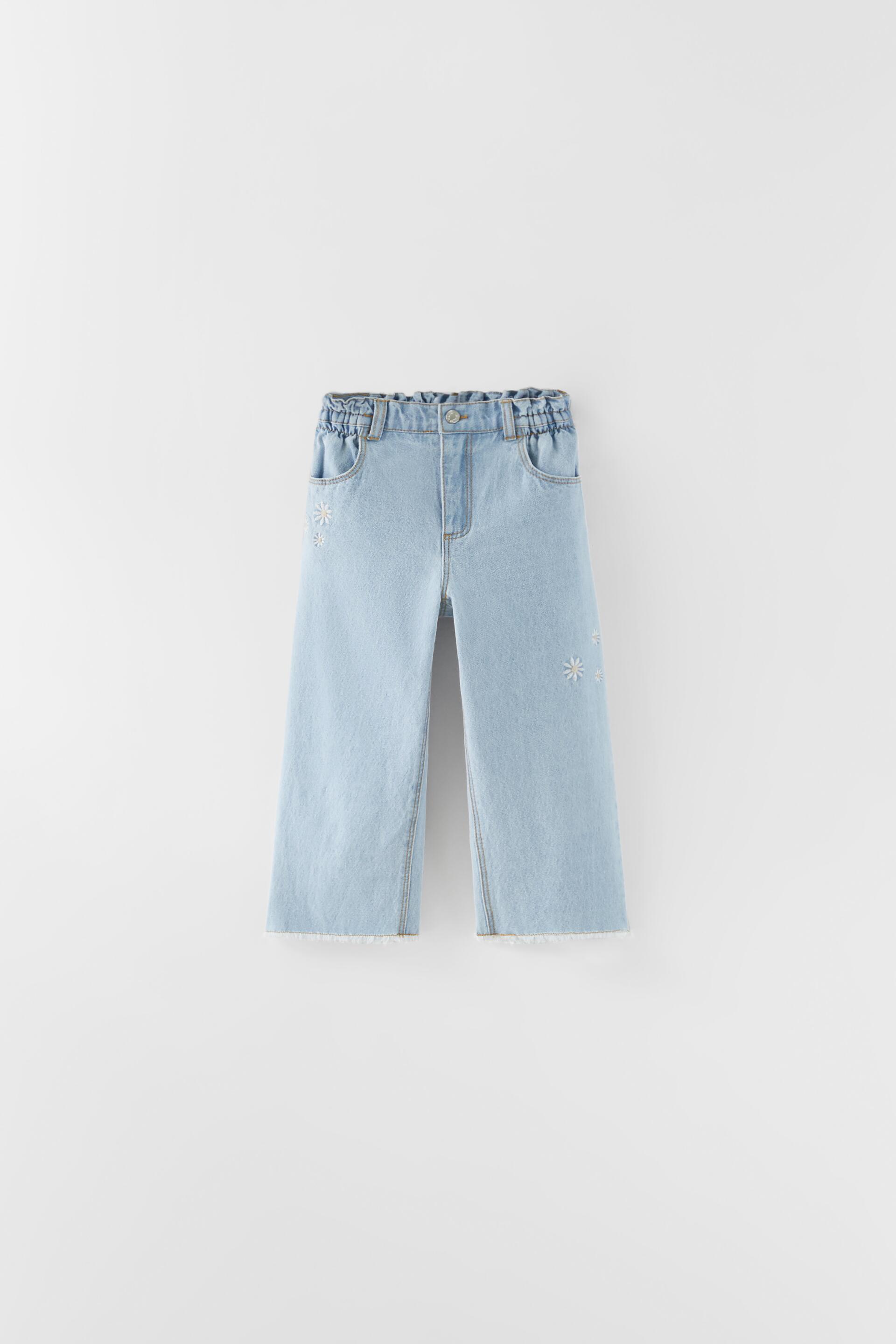 EMBROIDERED THE DAISY JEANS - Light 
