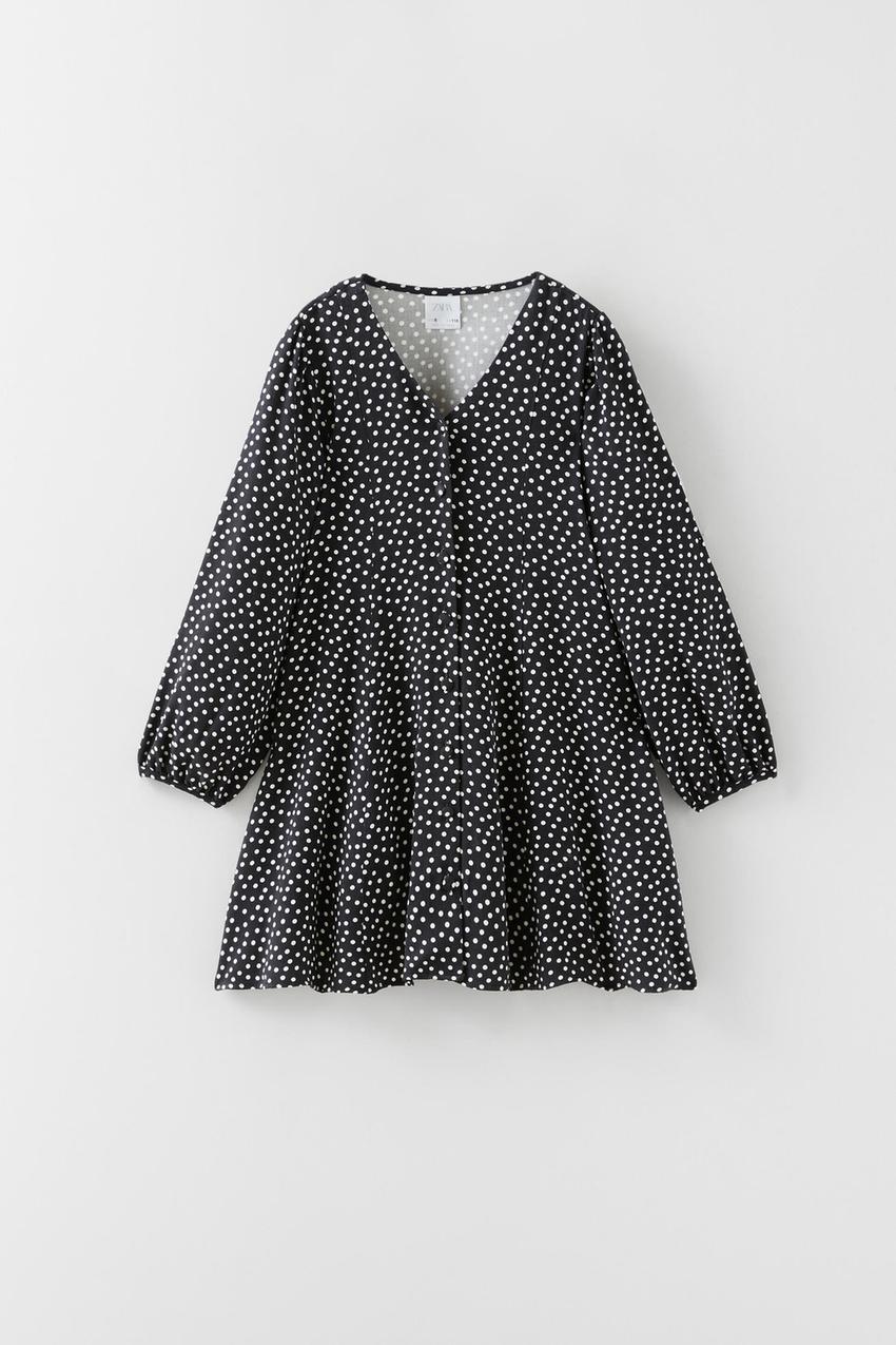 Kleid mit tupfen zara clearance