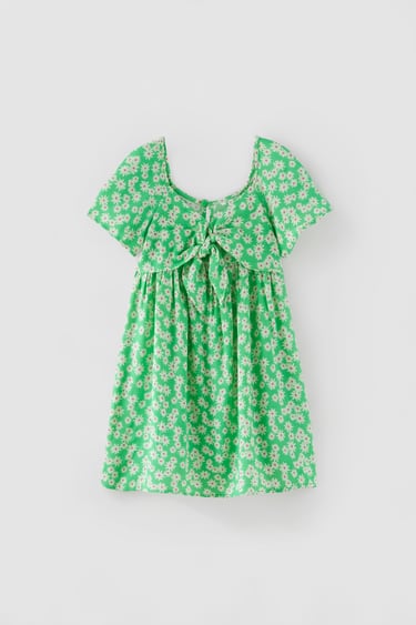 DAISY DRESS WITH KNOT DETAIL