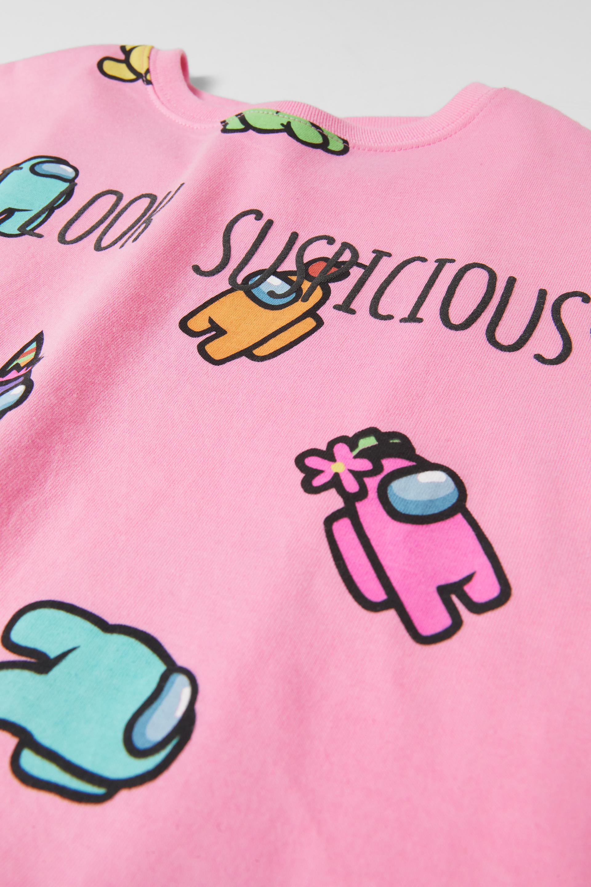 Pink among us shirt clearance