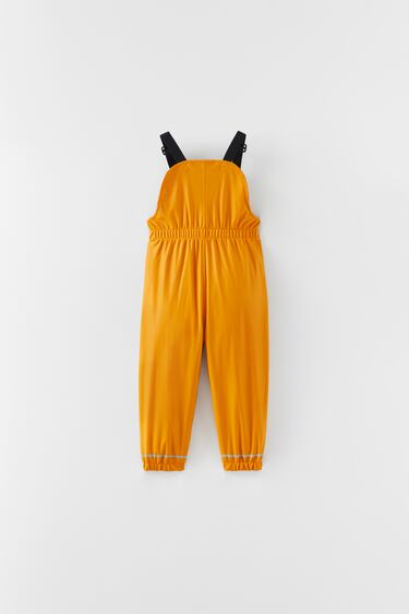 RUBBERISED DUNGAREES WITH LINING