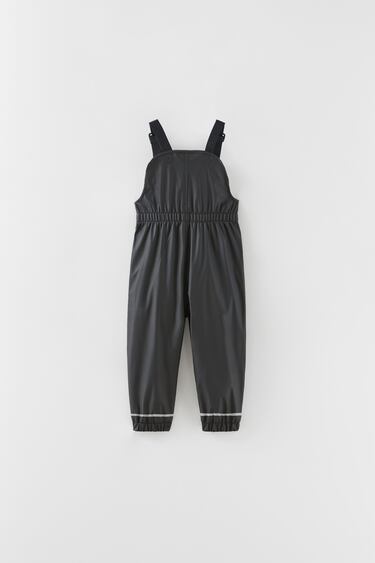 RUBBERISED DUNGAREES WITH LINING