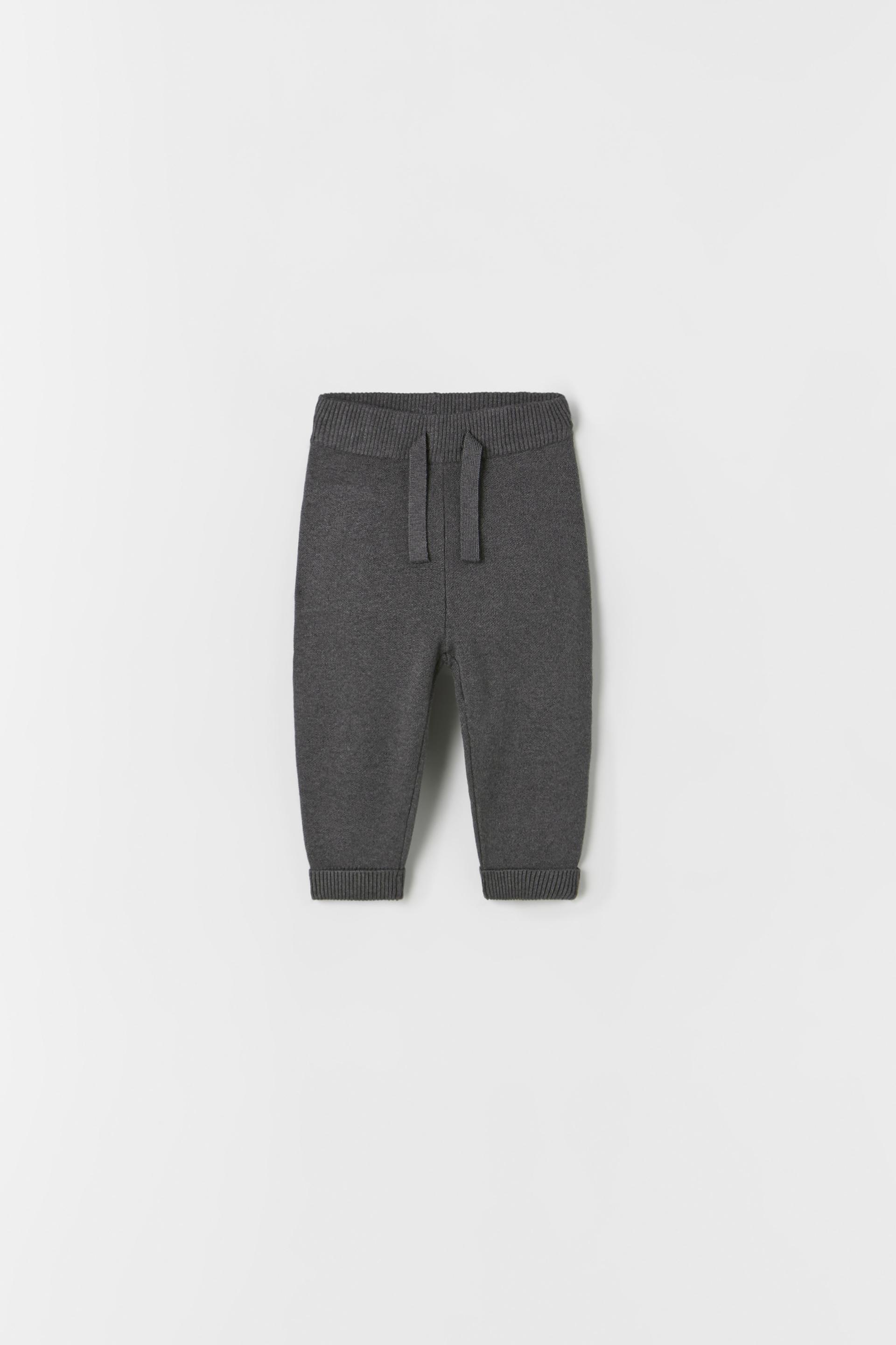 KNIT JOGGING TROUSERS - Natural | ZARA 