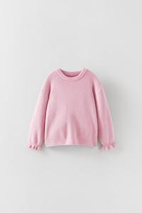 PULLOVER IN MAGLIA BASIC CINIGLIA - Arancione chiaro | ZARA Italia / Italy