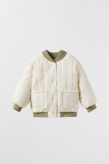 REVERSIBLE QUILTED BOMBER JACKET