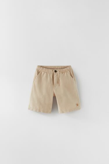 BERMUDA SHORTS WITH LINEN