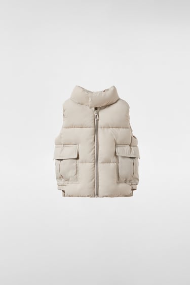 WATER-REPELLENT UTILITY GILET WITH BAG