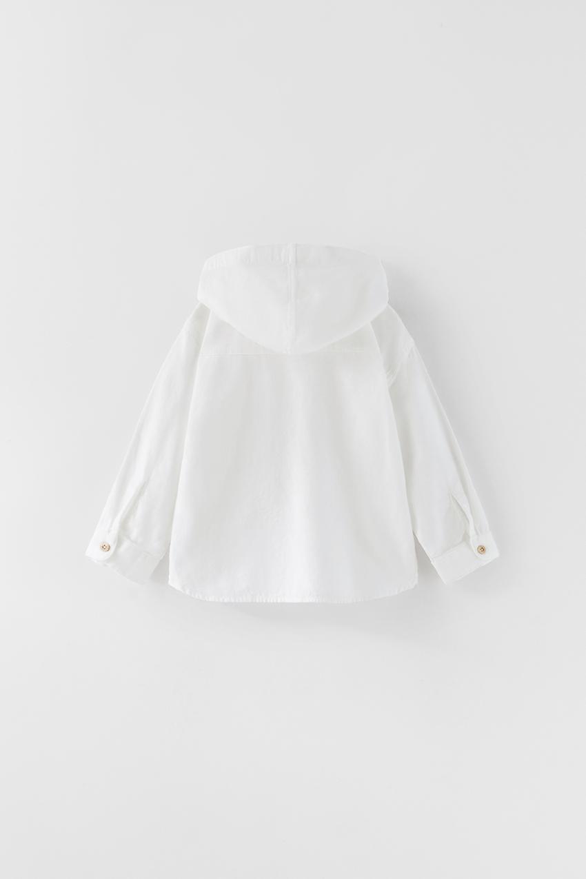Chemise à capuche homme zara on sale