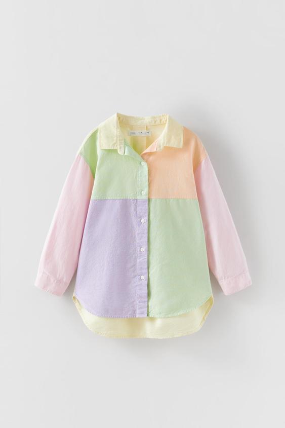 CAMISA OXFORD COLORES Multicolor ZARA Espana