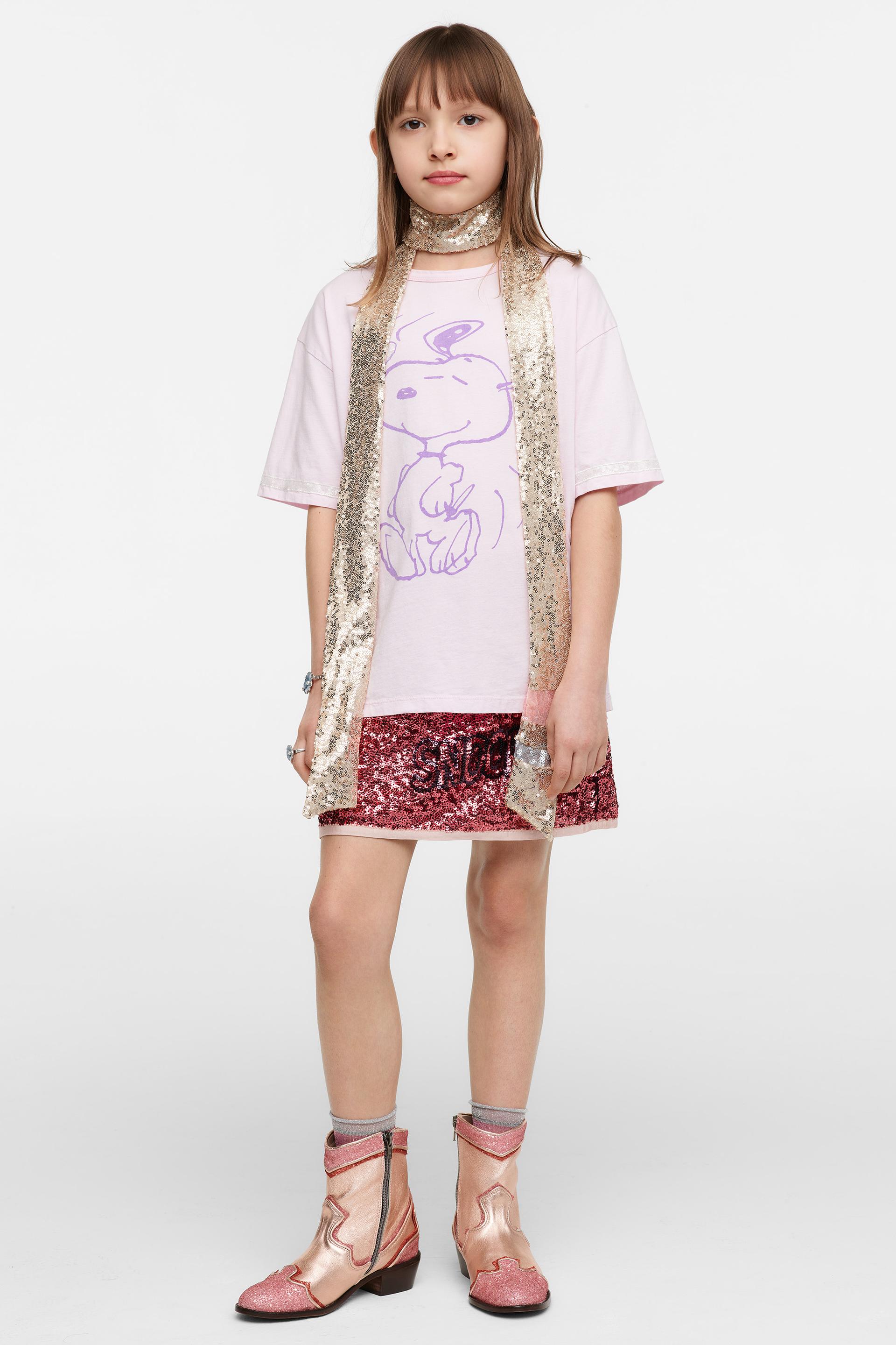 SEQUINNED SNOOPY PEANUTS™ T-SHIRT 