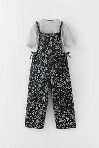 MONO COMBINADO RIB FLORES - Verde | ZARA España
