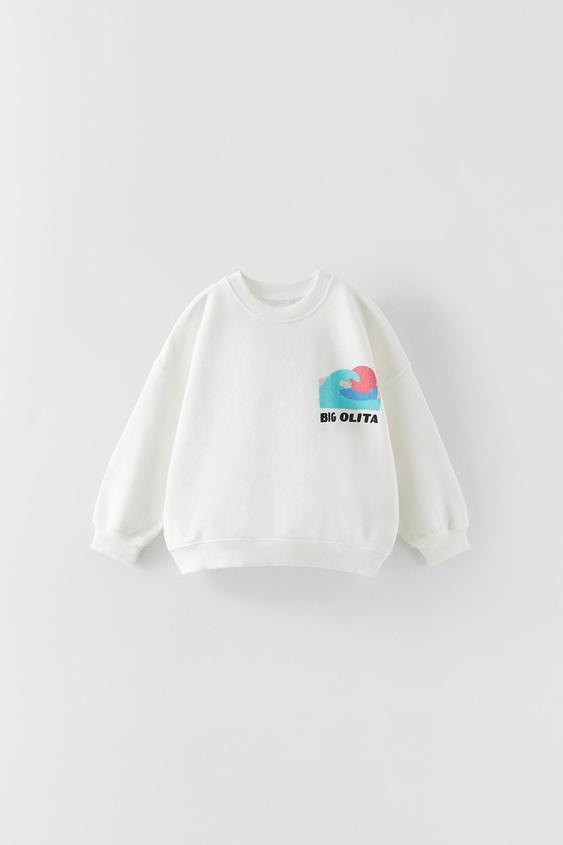 zara w sweatshirt