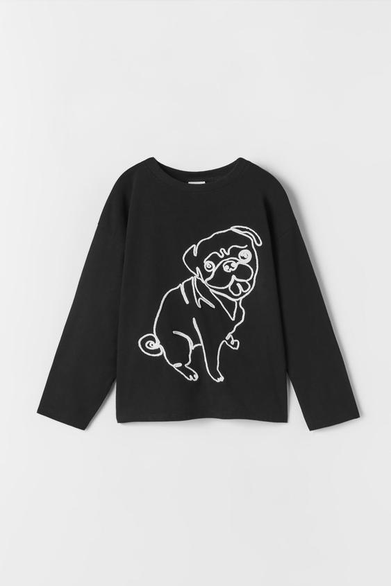 PUG T-SHIRT - Black | ZARA South Africa