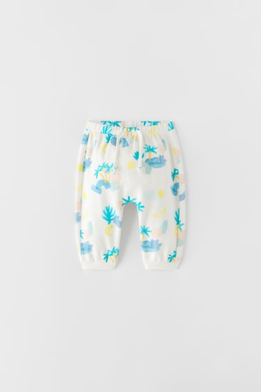 PLUSH JERSEY TROPICAL TROUSERS