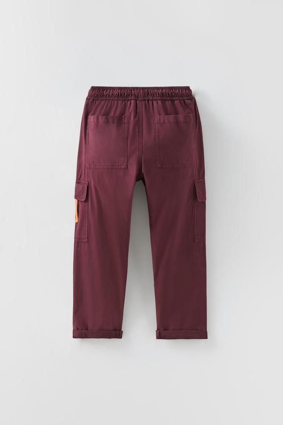 pantaloni cargo zara