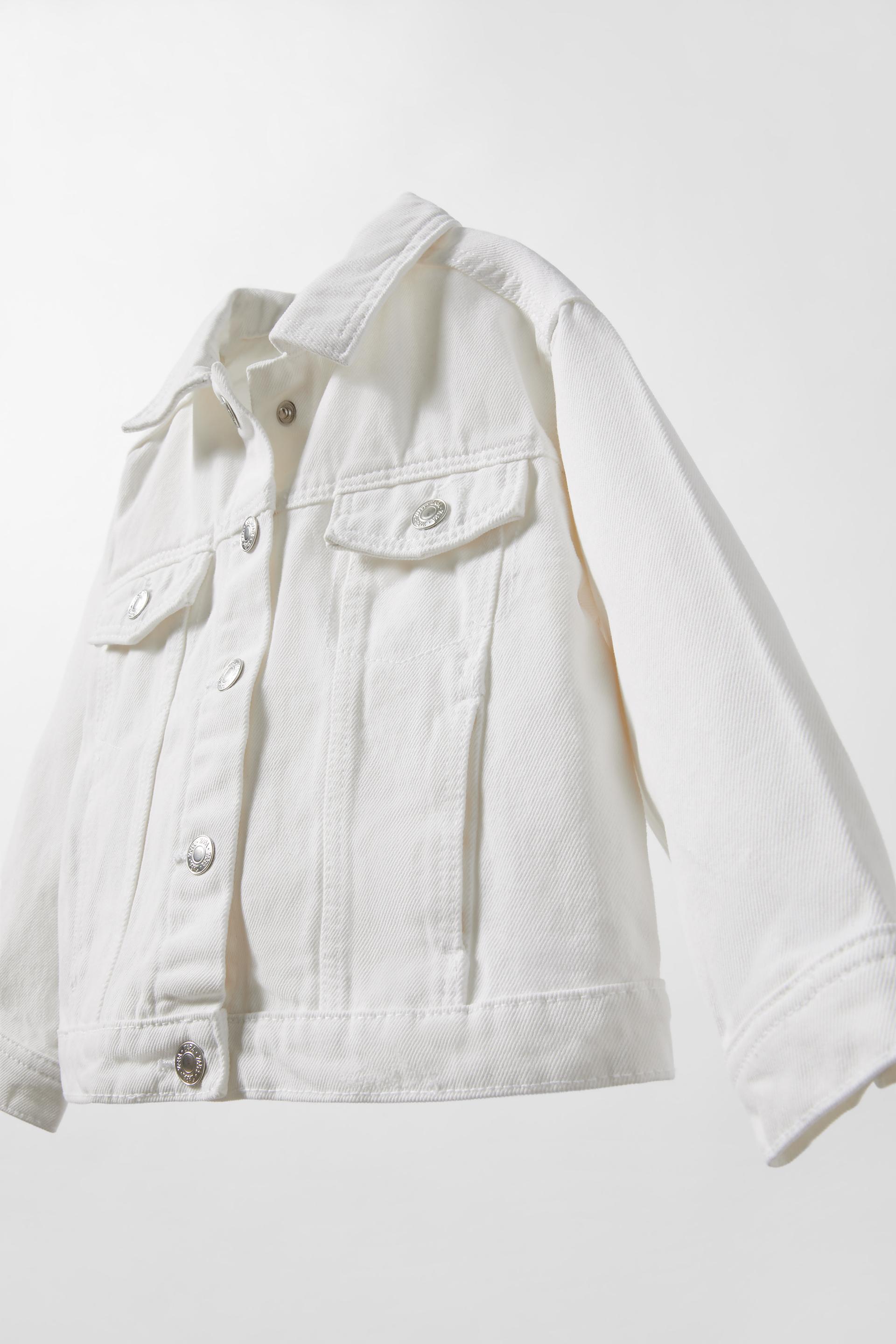 DENIM JACKET - White | ZARA United States