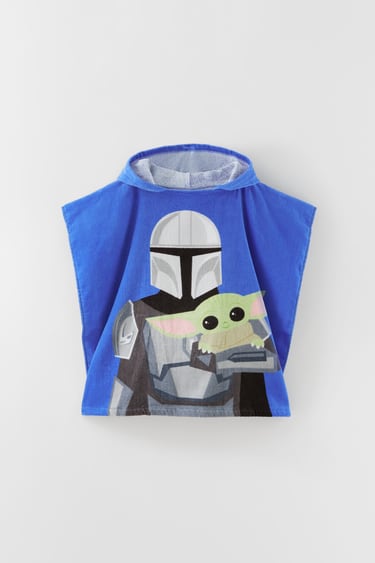 KIDS/ PONCHO-HANDTUCH AUS FROTTEE – THE MANDALORIAN © DISNEY