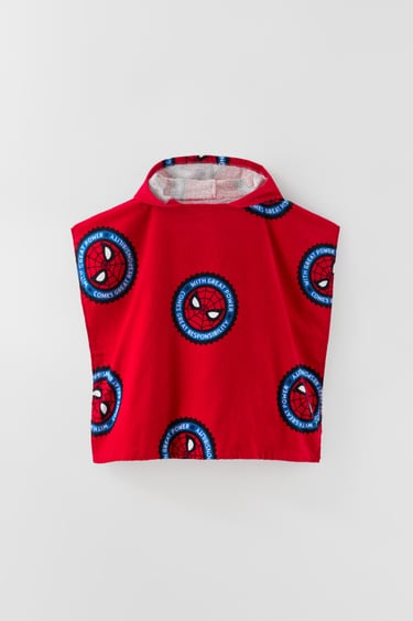 Image 0 of SPIDER-MAN © MARVEL PONCHO TOWEL from Zara