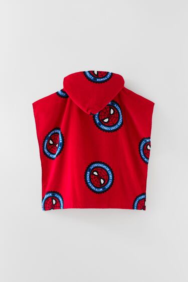 Image 0 of SPIDER-MAN © MARVEL PONCHO TOWEL from Zara